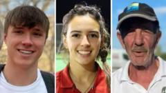 Woman fell from window trying to flee triple killer