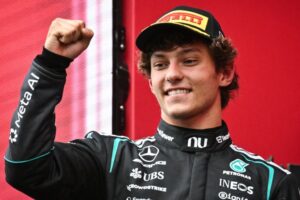 Kimi Antonelli wins Belgian Grand Prix to extend F1 championship lead