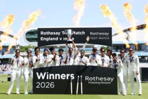 India thrash England in historic first women’s cricket Test match at Lord’s